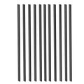 50 Pack Deck Balusters 36 Inch Rectangle Staircase Baluster, Black Metal Deck Spindle and Stairs Railing,Hollow Rectangle Deck Balusters for Deck Railing Porch