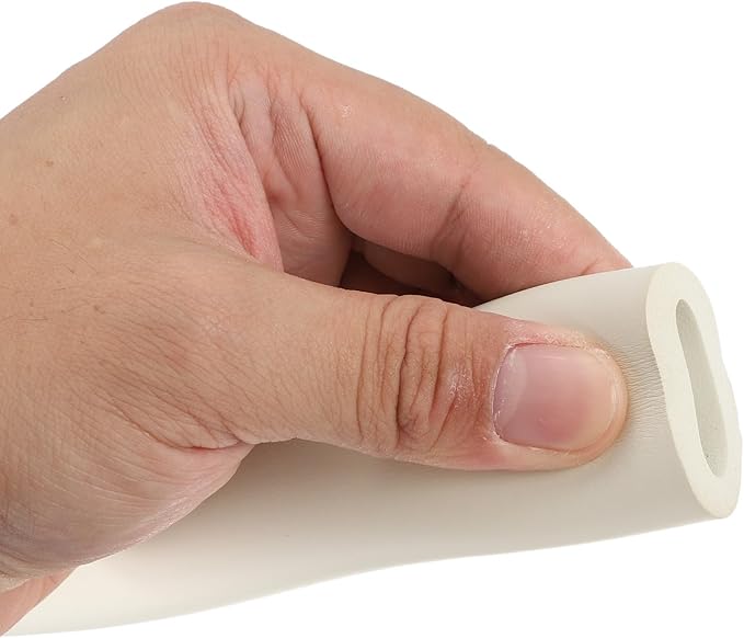 uxcell Foam Tubing for Handle Grip Support, Pipe Insulation Outside Pipe Lagging, 18mm ID 29mm(1 1/8") OD 1m White