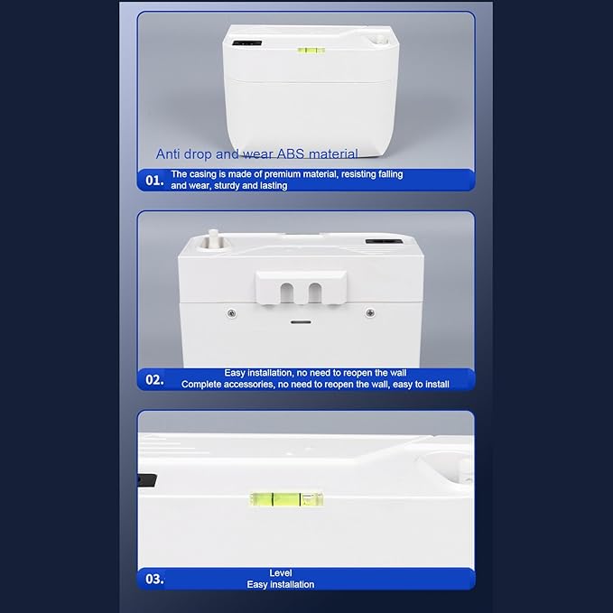 Fafeicy Condensate Pump, Automatic Drain Removal with High Efficiency Motor 24L / H 15m Lift, Quiet Operation 19dB, for Air Conditioner HVAC Dehumidifier Furnace