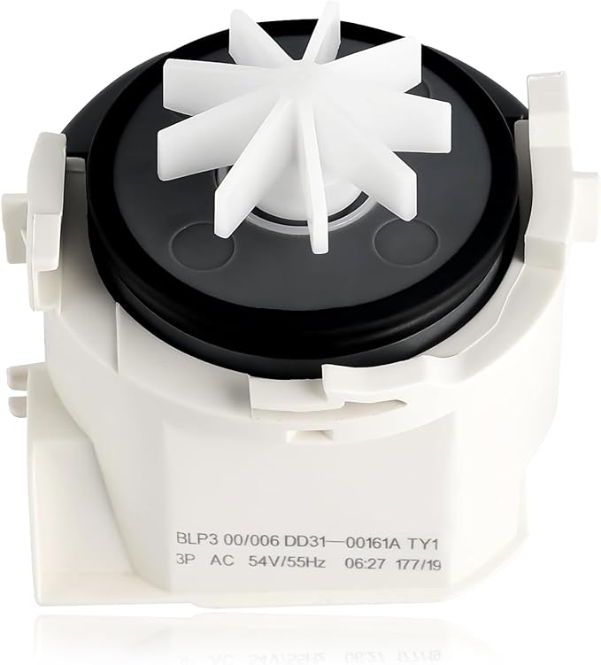 Upgraded Dishwasher Drain Pump Motor, Compatible with Samsung Dishwasher, Replaces Drain Pump Part Number DD31-00016A, AP5917178, PS606350