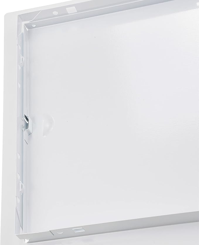 10" x 10" White Metal Access Door. Plumbing, Electricity, Heating, Alarm Wall Access Hole Cover for Drywall.