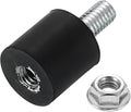 uxcell M3 Rubber Mounts, 1Pcs 8x8mm(DxH) Rubber Cylindrical Anti Vibration Isolator Shock Absorber with Lock Nut for Car Bobbin Generator Air Compressors