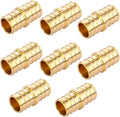 3/4 inch Straight Coupling PEX 3/4" (pack of 8) Lead-Free Brass Barb Crimp Pipe Fitting/Fittings