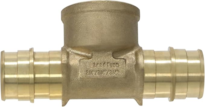 XFITTING Pex A 3/4 x Pex A 3/4 Inch x 3/4 Female NPT Tee, Pex A Female NPT Tee, 29-6-4=1XX, 1 Piece