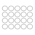 HARFINGTON 20pcs Nitrile Rubber O-Rings 26mm OD 24mm ID 1mm Width Metric Buna-N NBR Sealing Gasket Plumbing Sealing Repair O Rings for Car Auto Vehicle Repair Faucet Air Gas