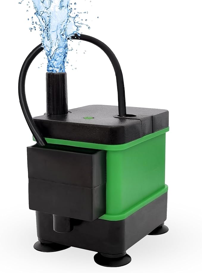 HVAC Condensate Pump Small Pump With Level Sensor For Air Conditioner 110V Automatic Submersible Water For Dehumidifier,Furnace,Green-1