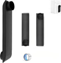Periscope Dryer Vent Connector Kit, Upgraded 304 Stainless Steel Adjustable 21-38",Telescoping Dryer Vent Duct Fit for Whirlpool and All 4in Dryer Outlet - Flat Dryer Vent Duct (Black)