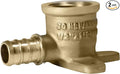 XFITTING 1/2 Inch Pex x 1/2 Inch Female NPT Drop Ear Elbow, 2 Pieces