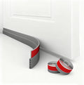 2 Pack Door Draft Stopper for Bottom of Door, 39" Silicone Weather Stripping Door Seal Strip, Self Adhesive Door Sweep Noise and Dust Blocker, Energy Saving Under Door Draft Blocker for Home & Garage