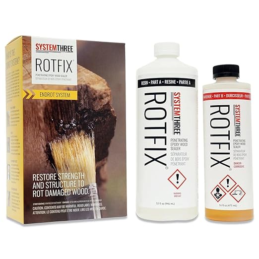 System Three RotFix Penetrating Epoxy Sealer, 1.5 Quarts