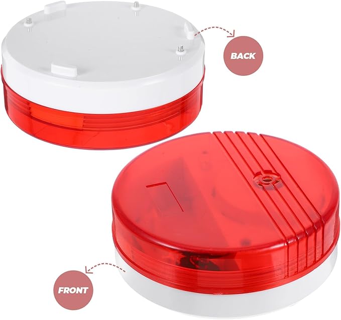 Water Leak Detector Waterproof Water Leak Warning Sensor with LED Indicator for Home Basement Bathroom Kitchen Flood Detection