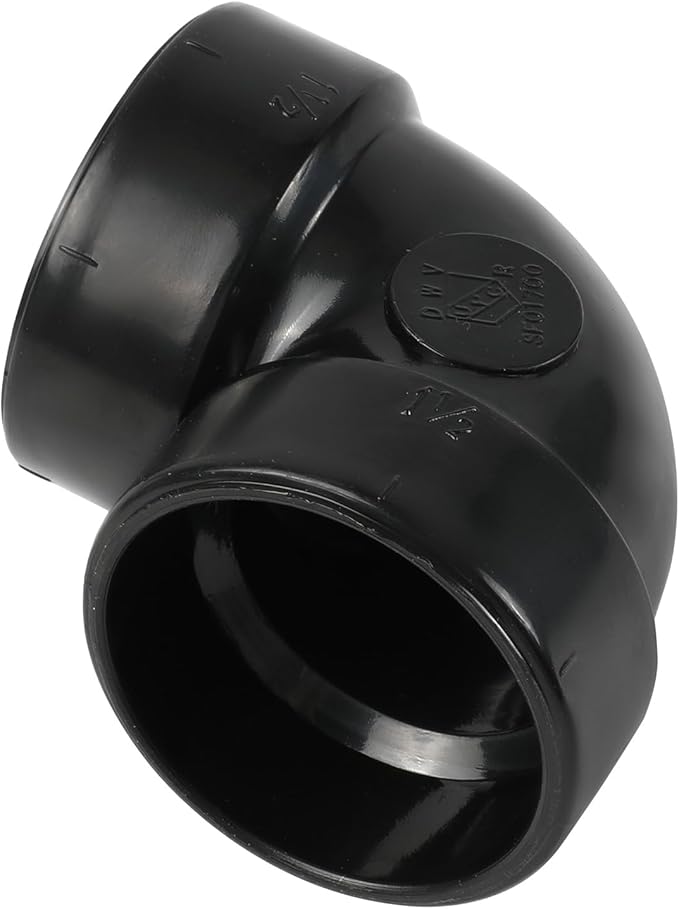10-Pack EFIELD 1-1/2 in. ABS DWV 90-Degree Hub x Hub Vent Elbow Fittings