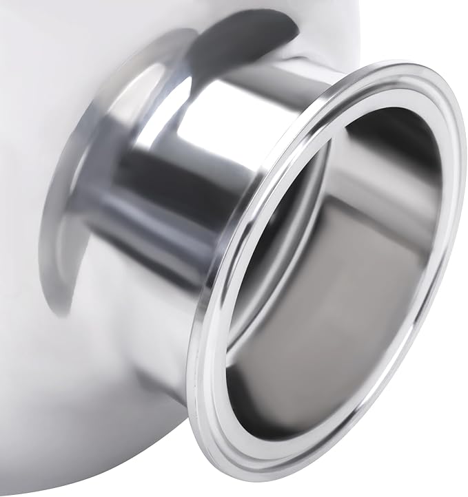DERNORD Tri Clamp Bowl Reducer Sanitary Fitting Stainless Steel 304 (Tri Clamp Size: 6 inch x 3 inch)