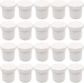 YSIL 1/2” PVC Cap 20Pcs Male Threaded NPT Plug,PVC Pipe End Cap Coupling Adapter PVC Pipe Fittings for Pluming Water Line