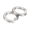 uxcell 30 Pcs Spring Lock Washer, M12 Split Lock Washer Assortment 316 Stainless Steel Lock Washers for Screws Bolts Nuts, Silver