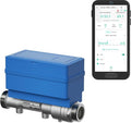 NSF Certified YoLink FlowSmart All-in-One Smart Water Meter & Auto Shutoff for 1.5" Pipes, LoRa Long-Range, Real-Time Leak Detection, 10-Year Battery, 80+ Device Ecosystem, Hub Required
