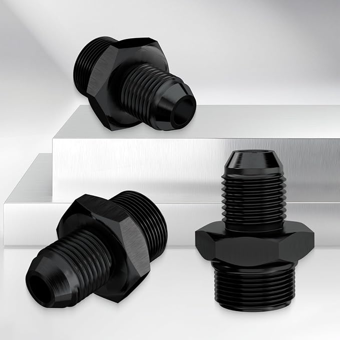 8AN Flare to AN6 ORB Male O-Ring Fitting Adapter (2PCS)