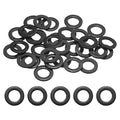 50-Pack M8 Flat Washers, Metric 15mm OD 1.5mm Thick 304 Stainless Steel Washers for Bolts Screws Nuts for Automotive/Machinery/Furniture, Flat Metal Washers [Black Galvanized]