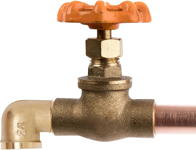 2pcs Brass Pipe Fitting 90 Degree Elbow 1/2" NPT Male to 1/2" NPT Female Pipe Fittings