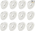 Recessed Fire Sprinkler Escutcheon 1/2 in. IPS - 2 Piece in White - Depth Adjustment Range up to 3/4 in. for Fire Sprinkler Trim