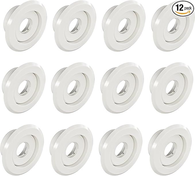 Recessed Fire Sprinkler Escutcheon 1/2 in. IPS - 2 Piece in White - Depth Adjustment Range up to 3/4 in. for Fire Sprinkler Trim