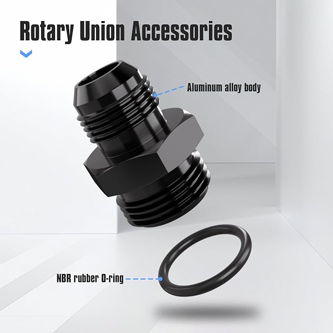 12AN Flare to AN10 ORB Male O-Ring Fitting Adapter (2PCS)