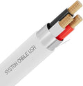 Syston Cable Technology 18/3 Low Voltage Security Sound Alarm Cable 20 ft 18 AWG 3 Conductors Stranded Copper Shielded Plenum Rated CMP CL3P FPLP FT6 UV Resistant