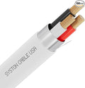 SYSTON 18/3 Fire Security Burglar Station Sound Alarm Control Cable Wire, 18 AWG 3 Conductors Plenum-Rated CMP/CL3P Shielded 100% Copper Stranded, UV Resistant RoHS for Low Voltage Applications Use