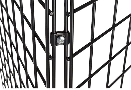 Only Hangers Gridwall Joining Clip Connectors for Grid Panels - Pack of 24 - Black Color