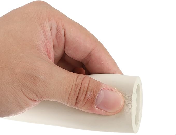 uxcell Foam Tubing for Handle Grip Support, Pipe Insulation Outside Pipe Lagging, 22mm(7/8") ID 32mm(1 1/4") OD 1m White