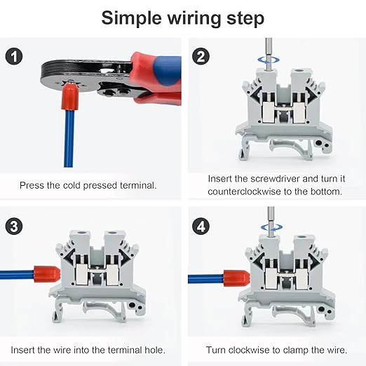 Terminal Block Kit, Rail Type Voltage Terminal, Rail Combined Terminal Block