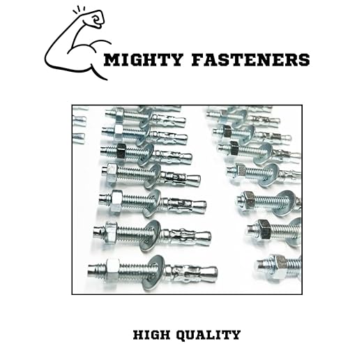 Zinc-Plated Steel Wedge Anchors, 3/8" X 3" - Heavy-Duty Mounting Bolts for Concrete - 50 Pack