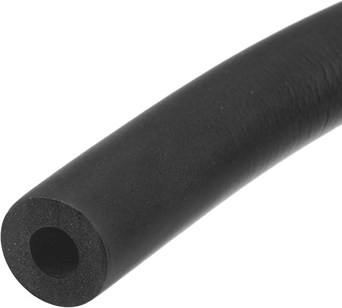 uxcell Foam Tubing for Handle Grip Support, Pipe Insulation, 8mm(5/16") ID 18mm OD 1m Length Black