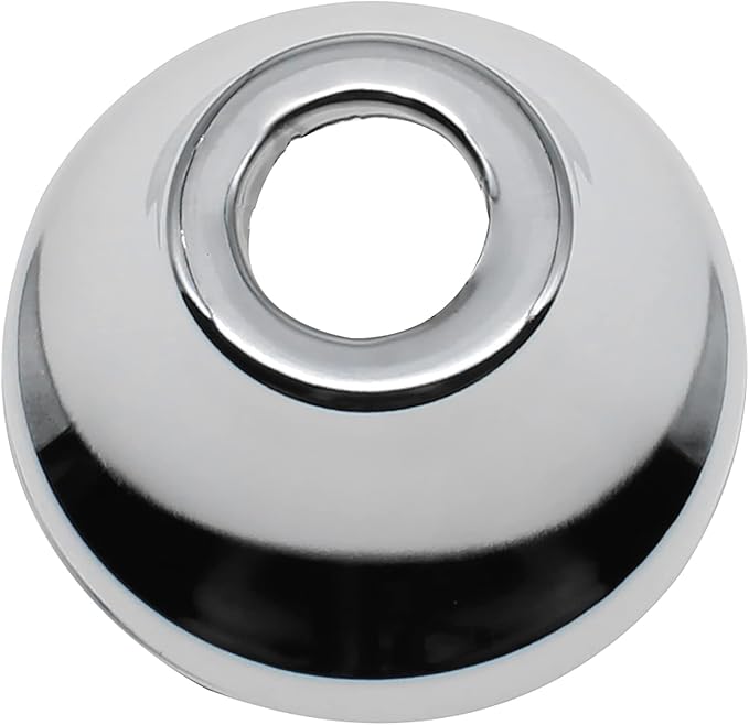 4 PCS Stainless Steel Tapered Flange Cover Pipe Wall Cover for 1/2" Copper Pipe PEX Tubing