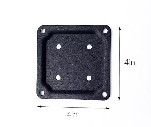 4 Wood Post Plate Connector,Deck Porch Railing Support Base, 4" x 4" Wood Fence Post Anchor BaseDeck Porch Railing Support Base (4)