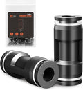 1/2" OD Push to Connect Fittings – Air Line Straight Connectors, Quick Connect Pneumatic Fittings, Push Lock Air Hose Fittings for Compressor, Air Tools & Tubing (20 PCS)