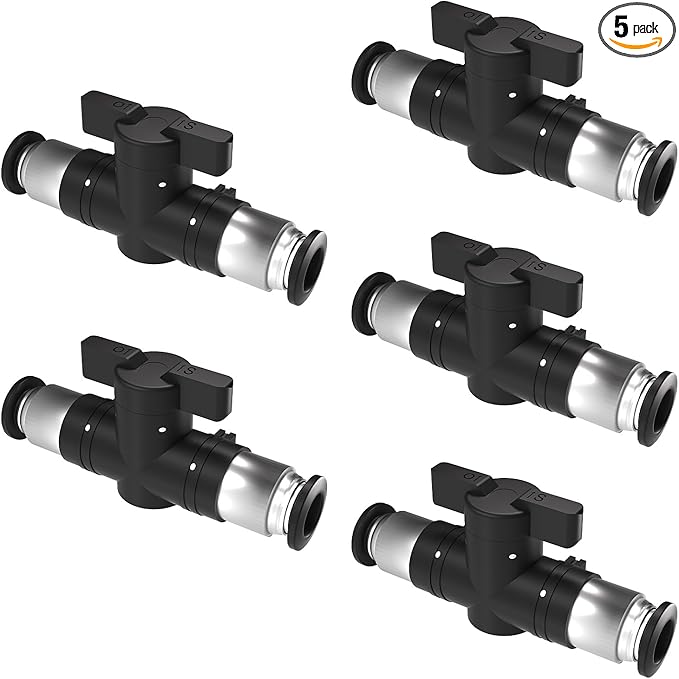 3/8 Push To Connect Valves,3/8 Air Valve Pneumatic Quick Push To Connects Fittings,Throttle Flow Speed Control