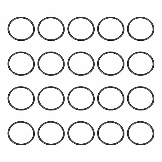 HARFINGTON 20pcs Nitrile Rubber O-Rings 26mm OD 22mm ID 2mm Width Metric Buna-N NBR Sealing Gasket Plumbing Sealing Repair O Rings for Car Auto Vehicle Repair Faucet Air Gas