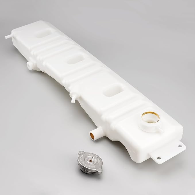 Radiator Overflow Reservoir Bottle Coolant Surge Expansion Tank with Cap for Ford Truck F600 F700 F800 1980-1998 F6HZ-8A080-B F5HT-8A080-HA