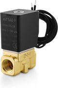 Brass Electric Solenoid Valve AirTAC 2WA030-08 1/4 NPT AC110V Fluid Control 2/2 Way Direct-acting Normally Closed for Water Air Gas Oil