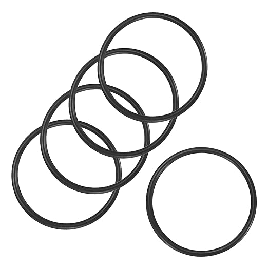 5-Pcak Nitrile Rubber O-Rings, 64mm ID, 72mm OD, 4mm Width, Metric Sealing Washer Gasket for Automotive Machine Plumbing/Faucet/Air or Gas Connections, Resists Oil and Heat