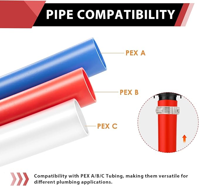 10-Pack EFIELD Pex Fittings Poly PPSU Barb Crimp 3/4-inch Plug (End Cap), ASTM F2159,(PPSU1807042-10PCS)
