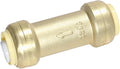 1 Piece XFITTING 3/4" x 3/4" Push Fit Check Valve, Certified to NSF ANSI61, Brass, Plumbing Fitting, For Copper, Pex, CPVC, 1 Pack