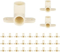 (Pack of 30) EFIELD CPVC Pipe Fitting, 1/2"Slip x 1/2"Slip CPVC-CTS 90-Degree Drop Ear Elbow(Wing Elbow),(CPVC046-10-30PCS)