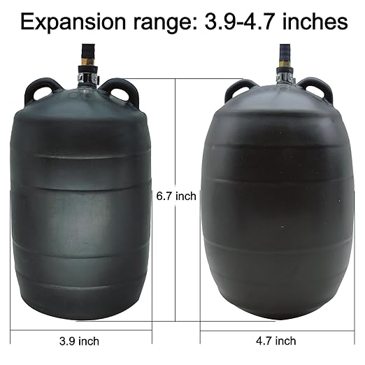 Test Plug Plumbing,Sewer Test Plug,Inflatable Pipe Plug Balloon Plug,Pipe Test Plug,Plumbing Balloon Plug,with an Extended air Pipe. (4 inch)