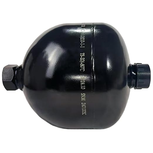 Autovo 3/4-16, 61cu.in (1L) UNF Diaphragm Accumulator 4786psi Max Working Pressure