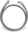 HOXHA 1/2 Inch 6 Ft Electrical Conduit Kit AC Whip Kit Flexible PVC Non Metallic Liquid Tight Conduit, Electrical Wire Conduit Pipe with Straight and 90-Degree Conduit Connector Fittings