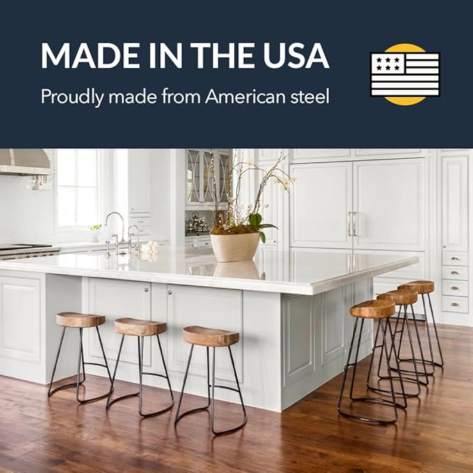 IRONSUPPORTS.COM Iron Supports Hidden Island Countertop Support Bracket - Heavy Duty Brackets for Granite Countertops Steel Kitchen (Raw 30 Inch)