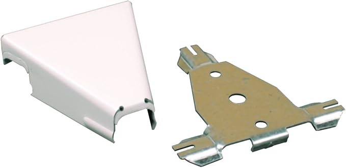 Legrand Wiremold BW16 Metal Raceway for Extending Power, 700 Series, T-Fitting, 3-Way Branching, White (1 Pack)