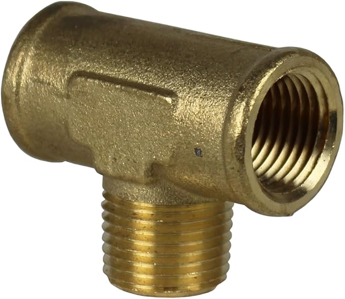 Male Branch Tee 1/2" Male By 1/2" Female NPT Brass Union Tee Connector 10-Pack